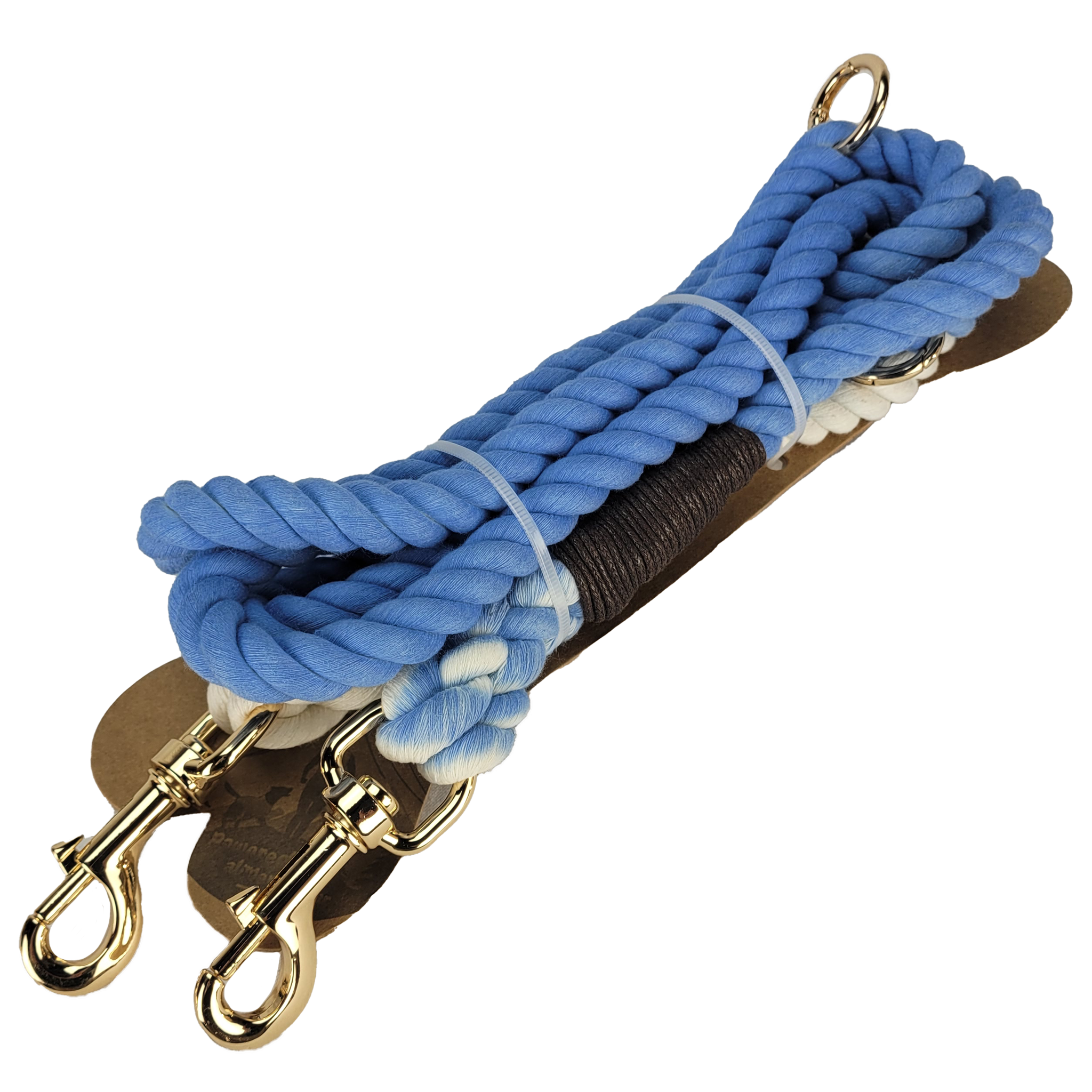 The Cotton Rope Double Clasp Leash The Cotton Rope Double Clasp Leash