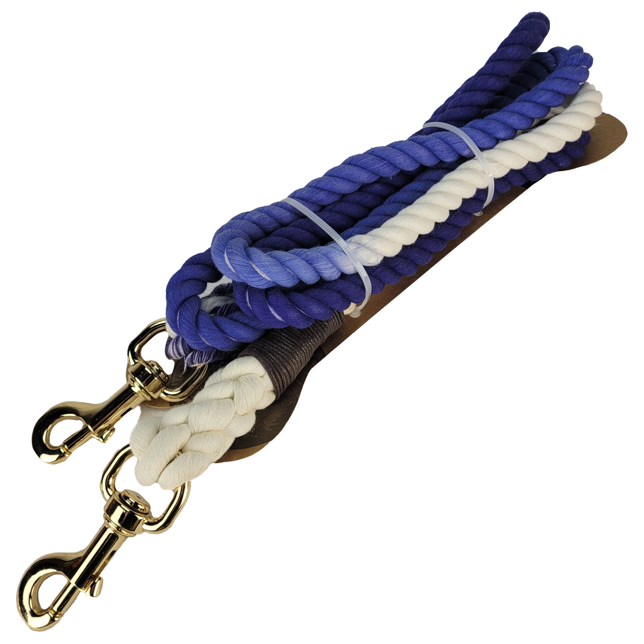 The Cotton Rope Double Clasp Leash The Cotton Rope Double Clasp Leash