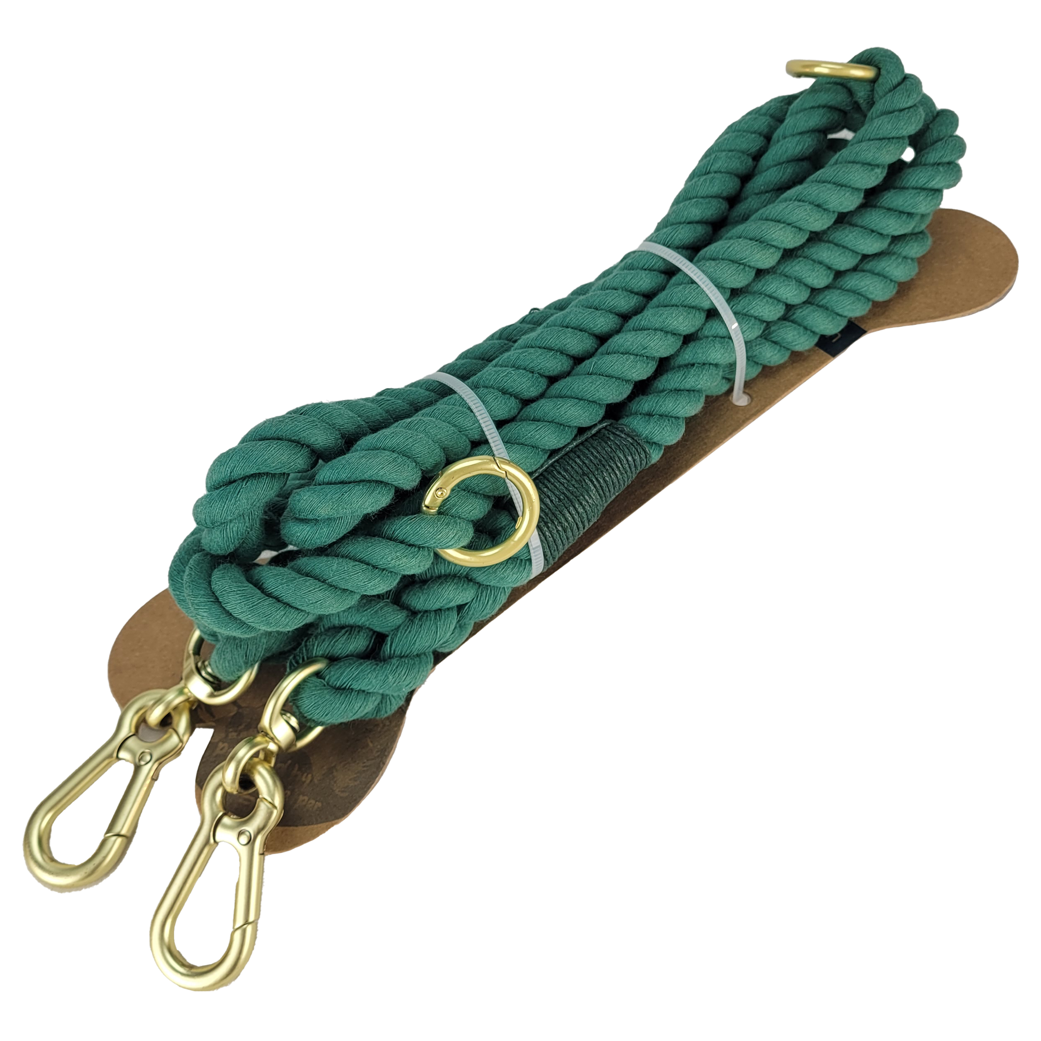 The Cotton Rope Double Clasp Leash The Cotton Rope Double Clasp Leash