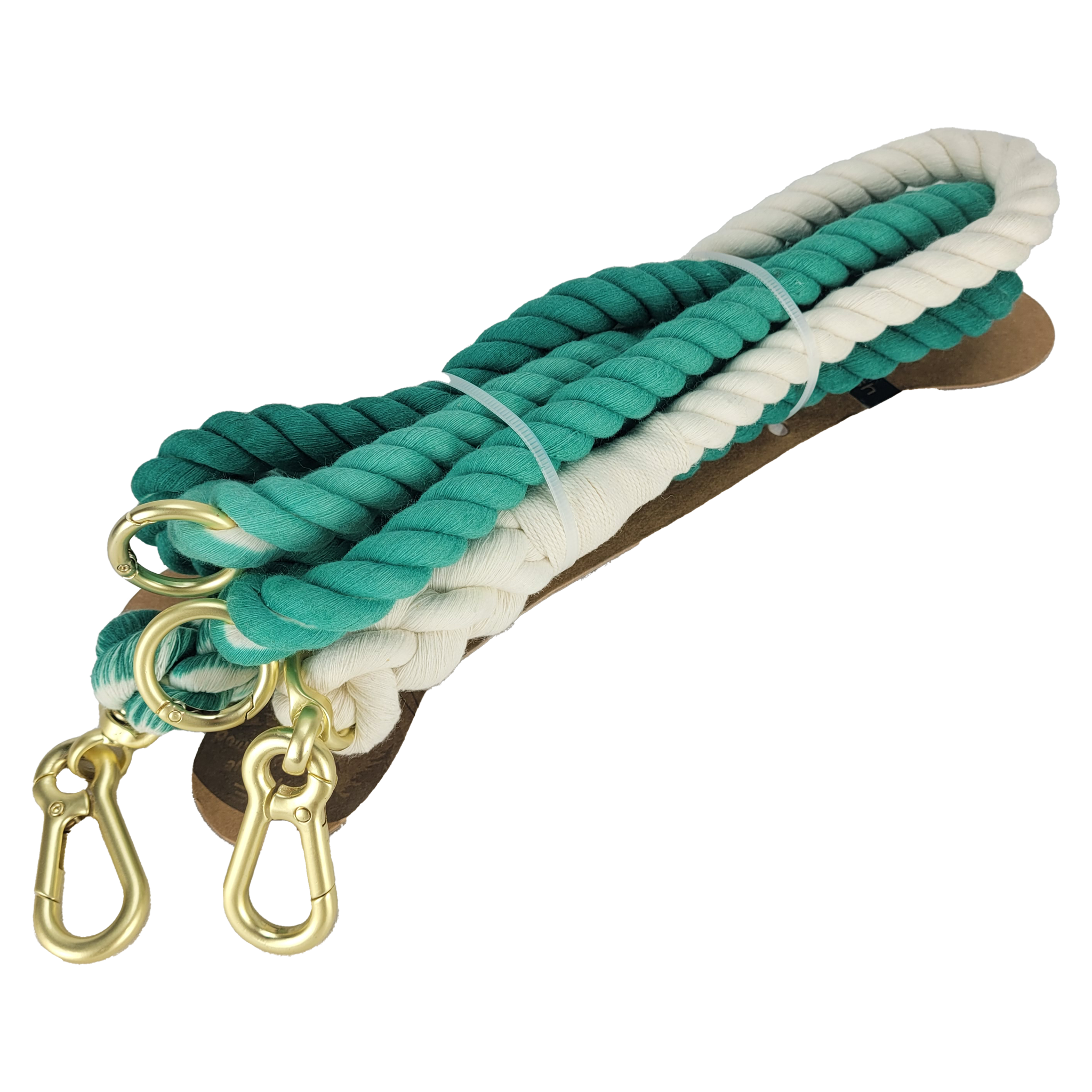 The Cotton Rope Double Clasp Leash The Cotton Rope Double Clasp Leash