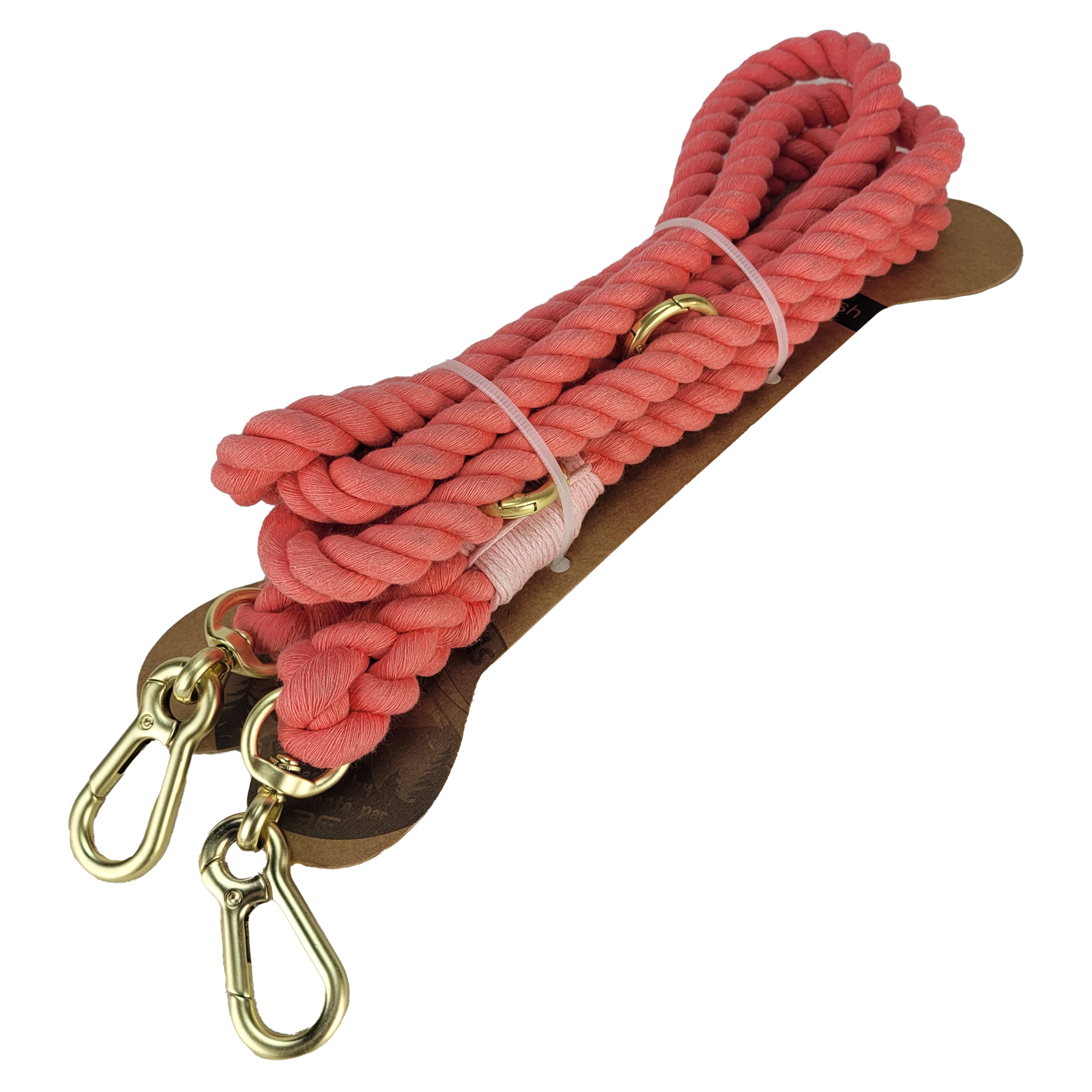 The Cotton Rope Double Clasp Leash The Cotton Rope Double Clasp Leash