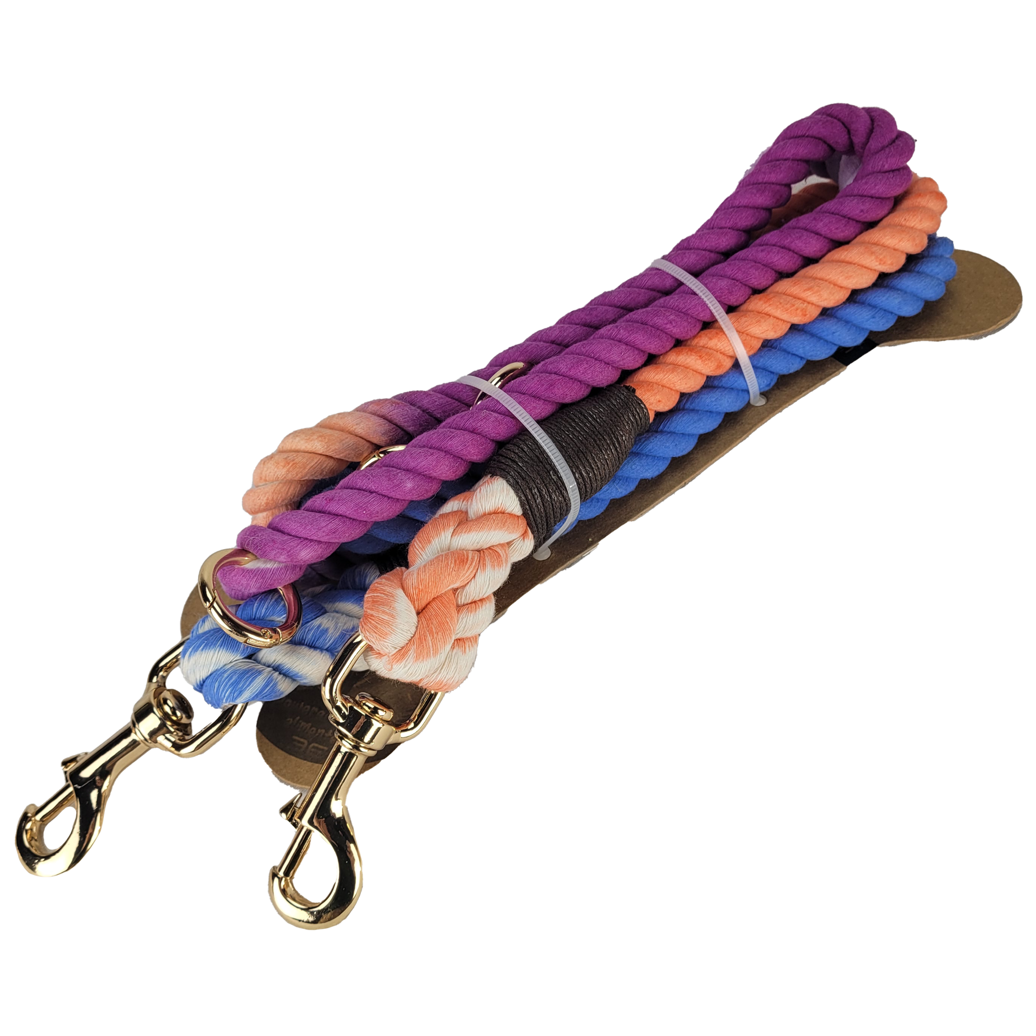 The Cotton Rope Double Clasp Leash The Cotton Rope Double Clasp Leash