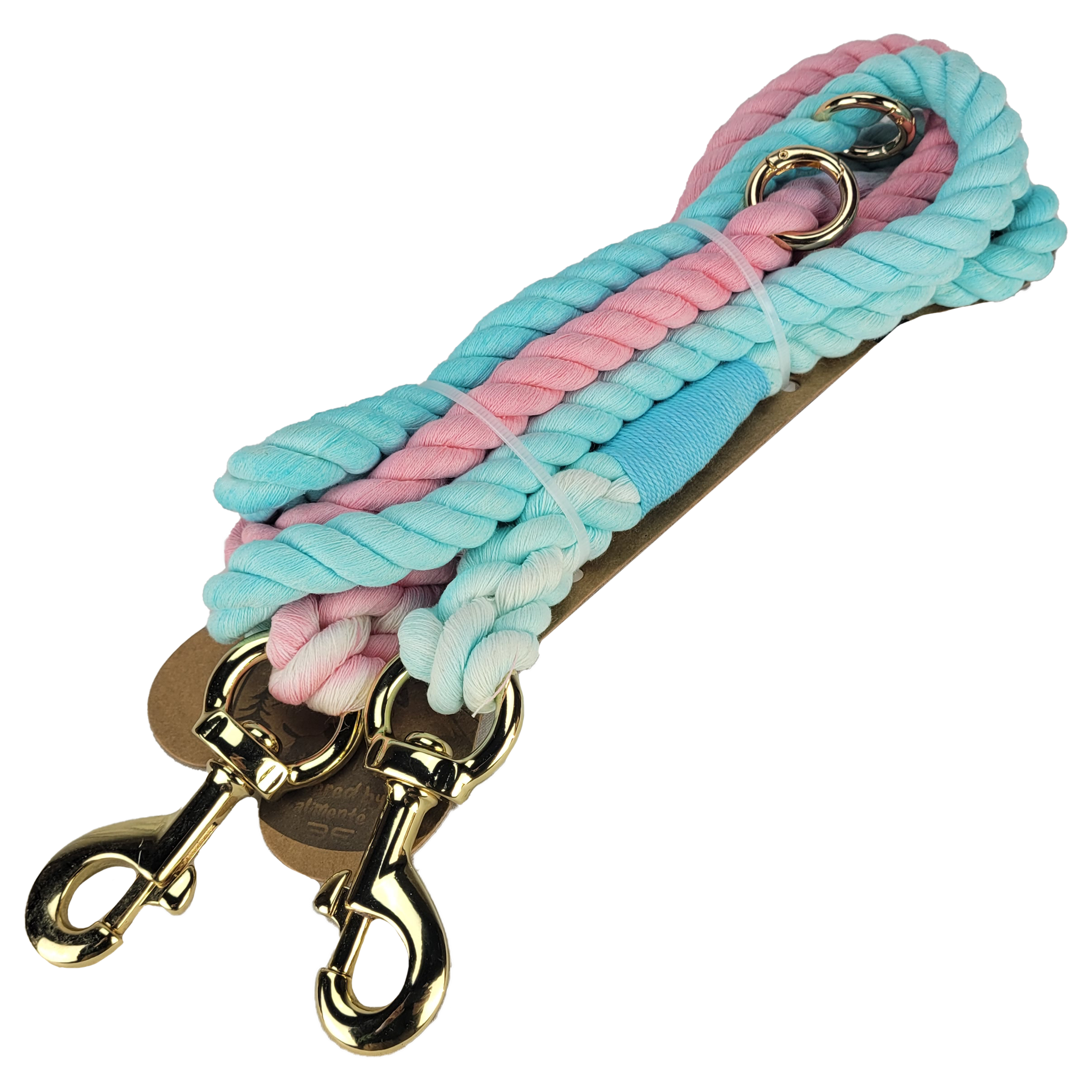 The Cotton Rope Double Clasp Leash The Cotton Rope Double Clasp Leash