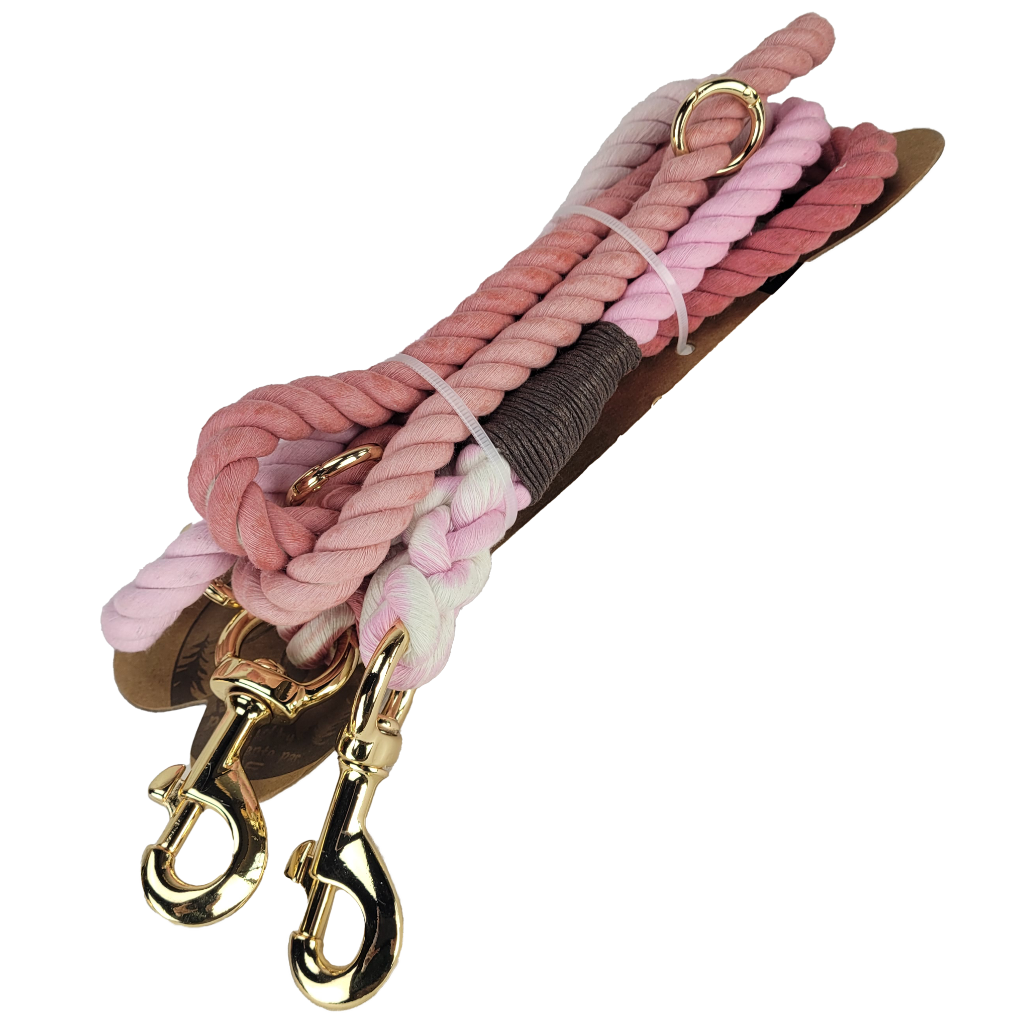 The Cotton Rope Double Clasp Leash The Cotton Rope Double Clasp Leash