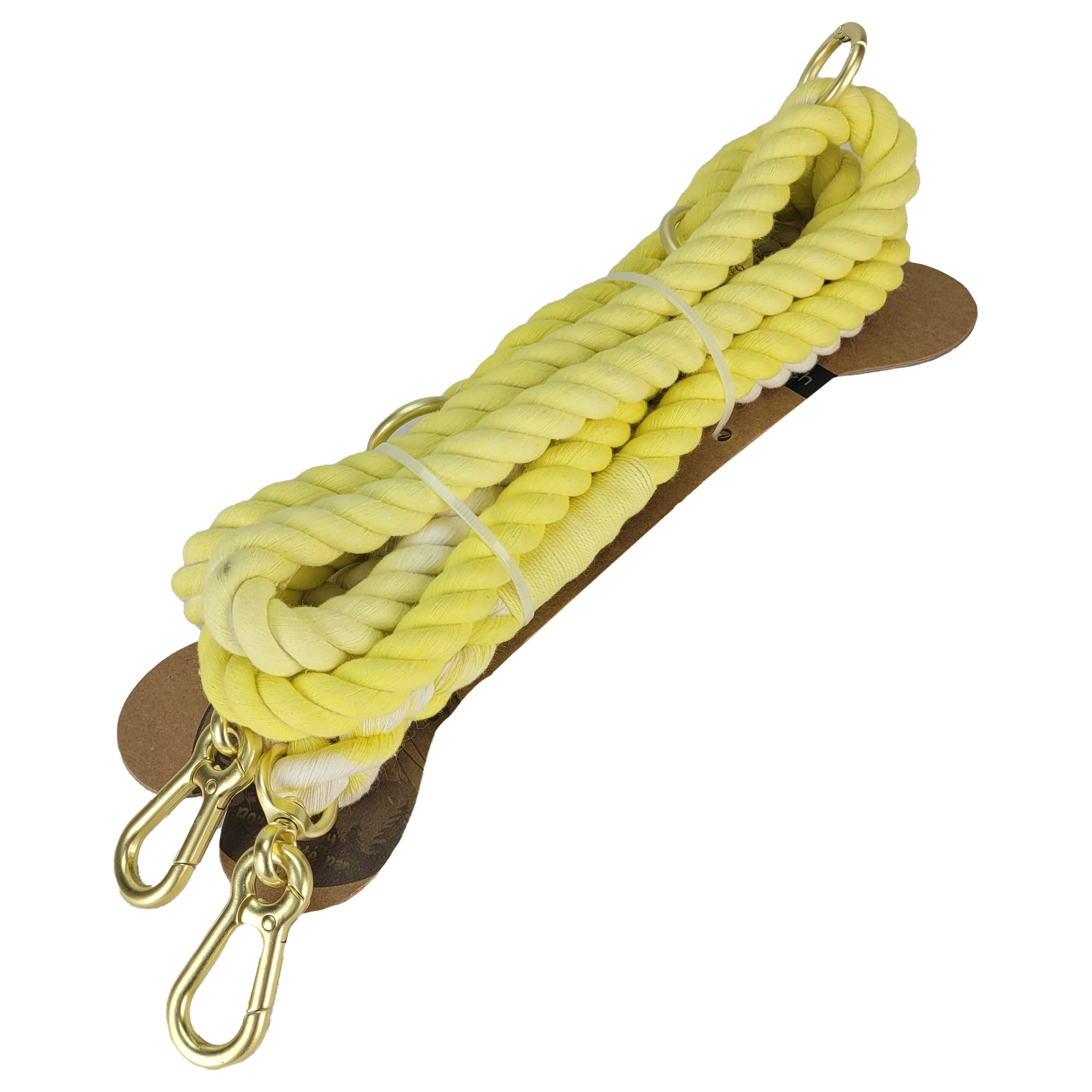 The Cotton Rope Double Clasp Leash The Cotton Rope Double Clasp Leash
