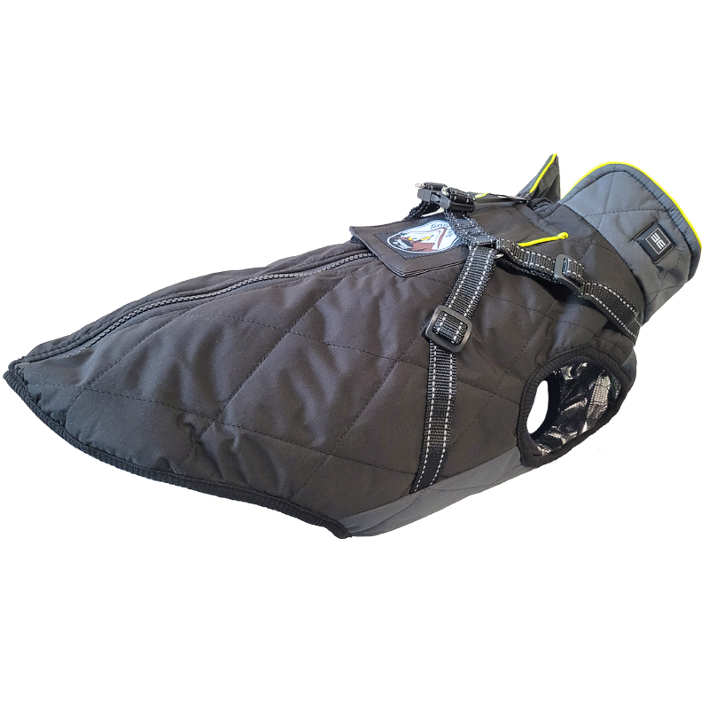 The Otto 3 Season Heated Dog Vest #color_midnight-black