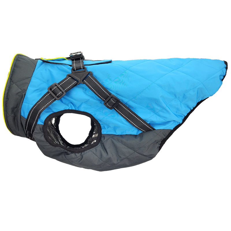 The Otto 3 Season Heated Dog Vest #color_sky-blue