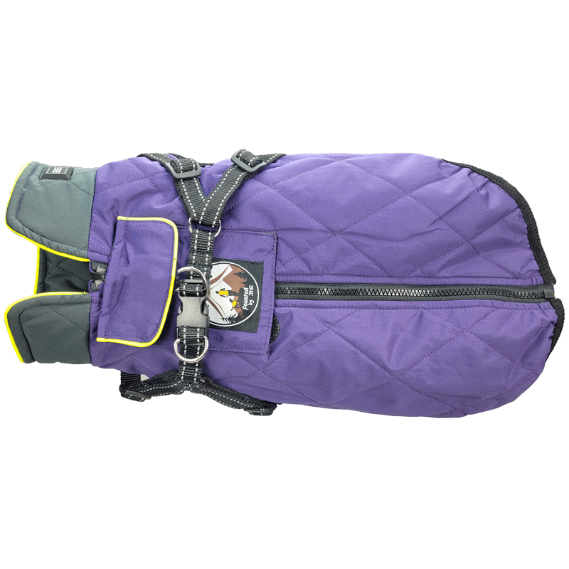 The Otto 3 Season Heated Dog Vest #color_violet