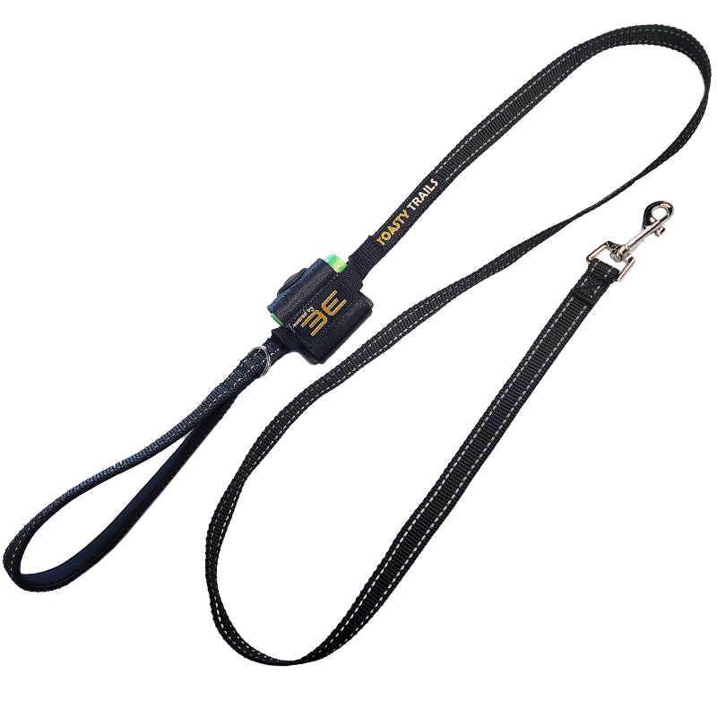 Toasty Trails Double-Sided Reflective Plush Handled Dog Leash - Small/Medium Dogs Toasty Trails Double-Sided Reflective Plush Handled Dog Leash - Small/Medium Dogs