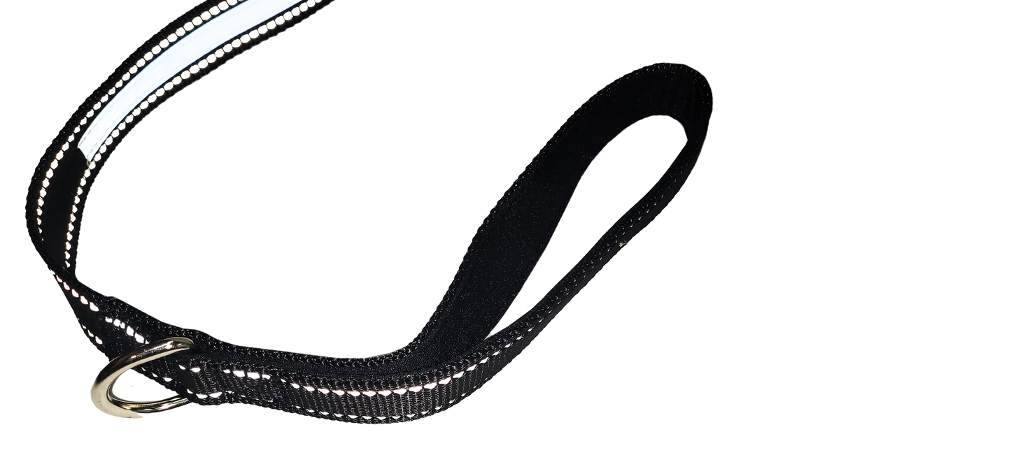 Toasty Trails Premium Heavy Duty, Reflective, Double Handled "Vizlite" Dog Leash - Medium/Large Dogs