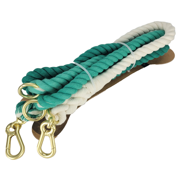 The Cotton Rope Double Clasp Leash