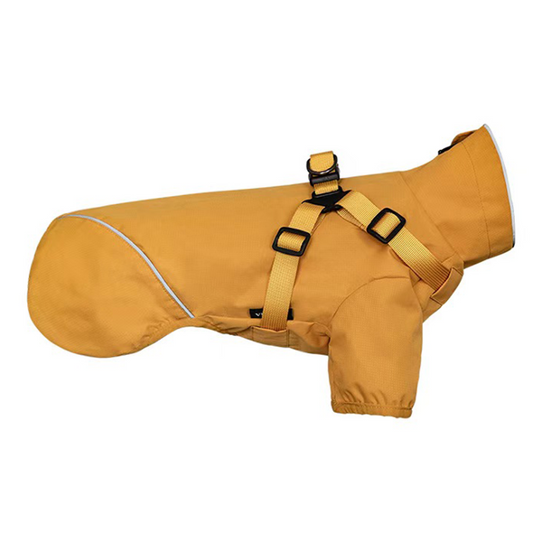 High Vis Dog Raincoat w/Harness