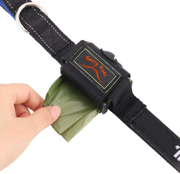 Toasty Trails Double-Sided Reflective Plush Handled Dog Leash - Small/Medium Dogs